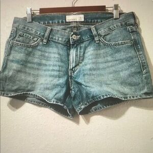 Old Navy Blue Distressed Jean Shorts Casual Style
